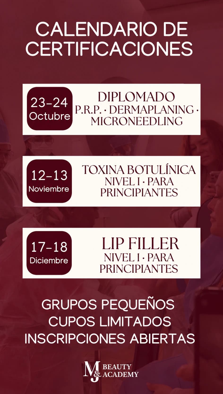 Cursos — M&J Beauty Academy